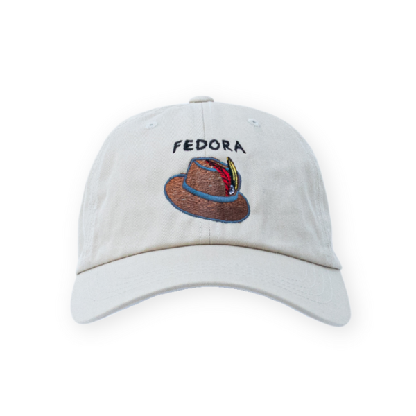 Fedora Dad Hat - Stone