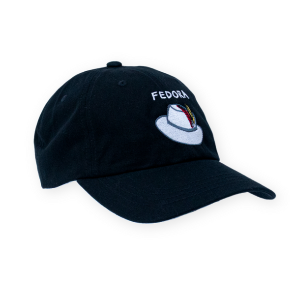 Fedora Dad Hat - Black