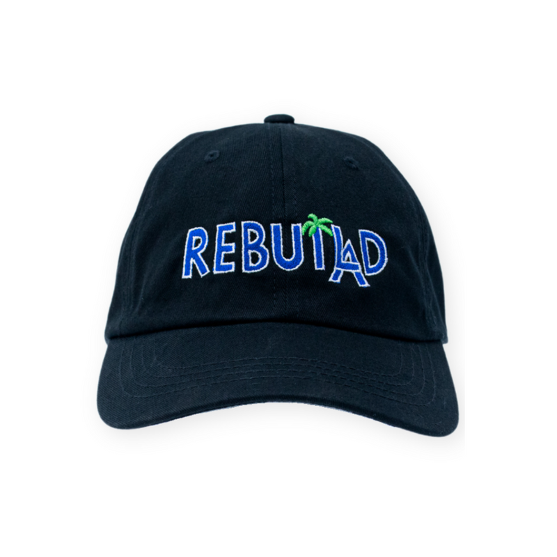 Rebuild LA Dad Hat - Black