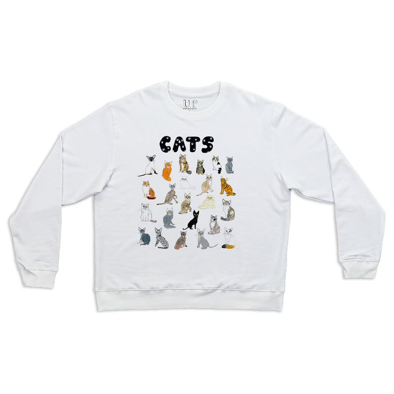 Cats Men's Crewneck Sweatshirt