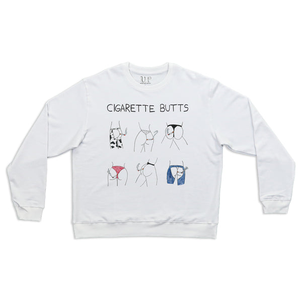 Cigarette Butts Men's Crewneck Sweatshirt