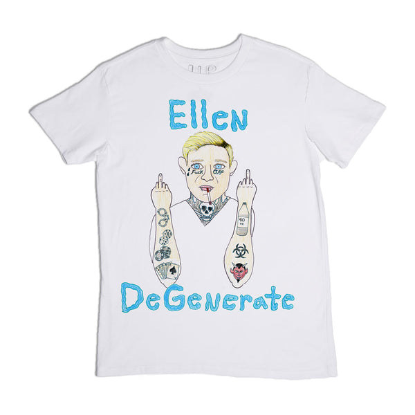 Ellen Degenerate Men s T Shirt Unfortunate Portrait