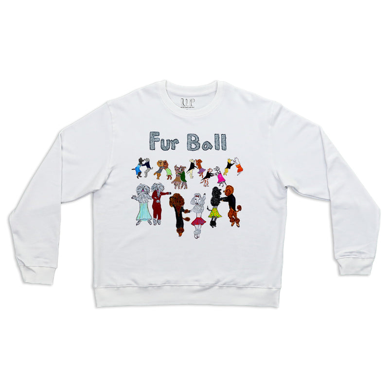 Fur Ball Men's Crewneck Sweatshirt