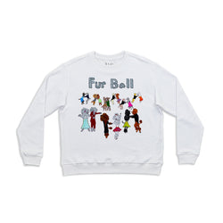 Fur Ball Women's Crewneck Sweatshirt