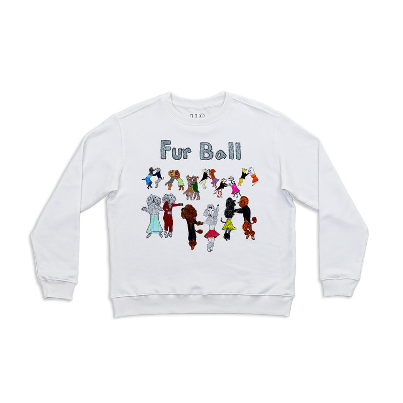 Fur Ball Women's Crewneck Sweatshirt