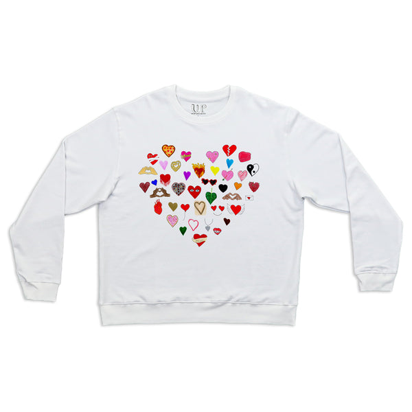 Hearts Men's Crewneck Sweatshirt