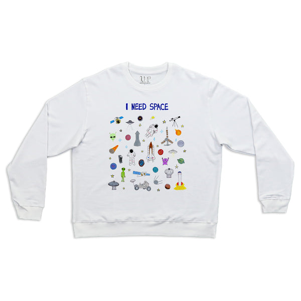 I Need Space Men's Crewneck Sweatshirt