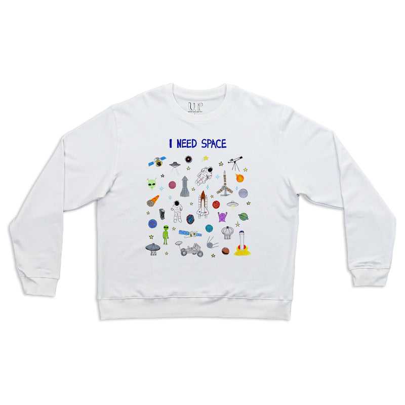 I Need Space Men's Crewneck Sweatshirt