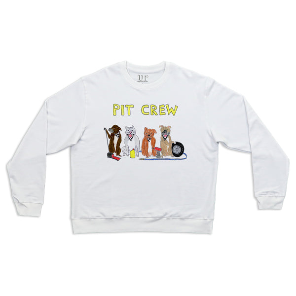 Pit Crew Men's Crewneck Sweatshirt