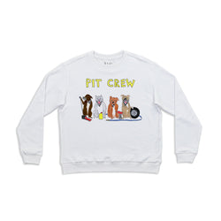 Pit Crew Women's Crewneck Sweatshirt