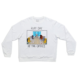 Ruff Day at the Office Men's Crewneck Sweatshirt