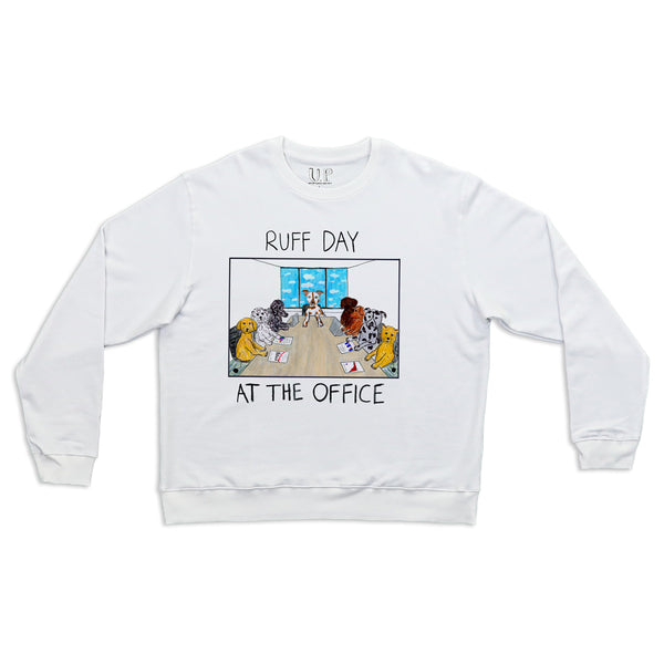 Ruff Day at the Office Men's Crewneck Sweatshirt