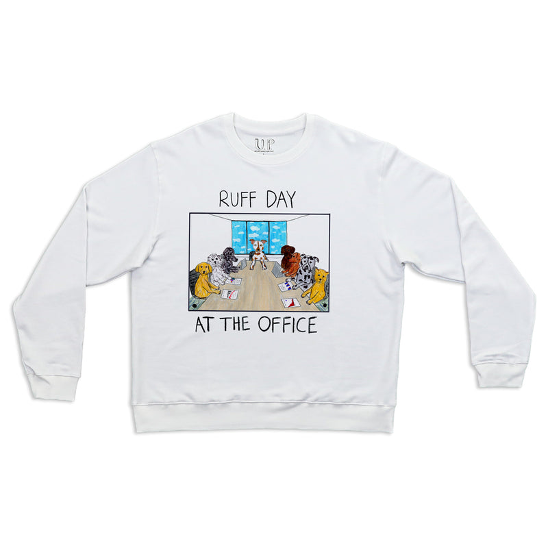 Ruff Day at the Office Men's Crewneck Sweatshirt