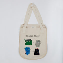 Talking Trash Tote Bag