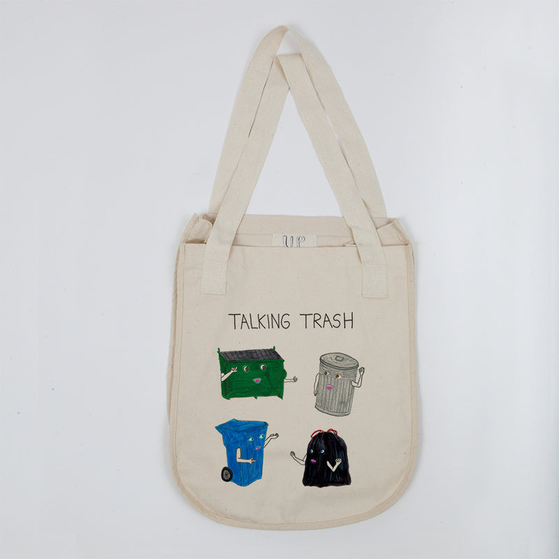 Talking Trash Tote Bag