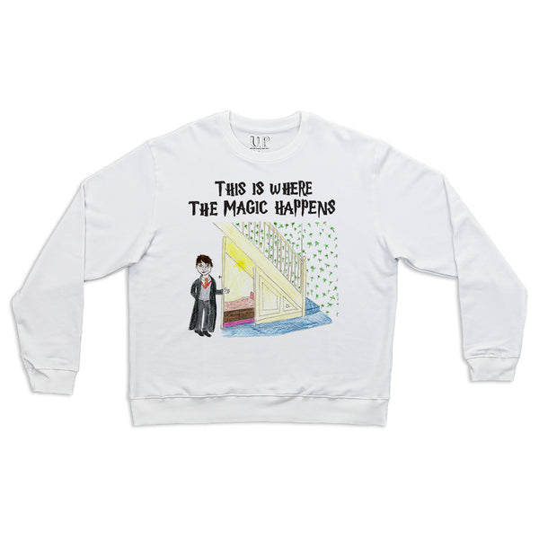 Magic Happens Men's Crewneck Sweatshirt
