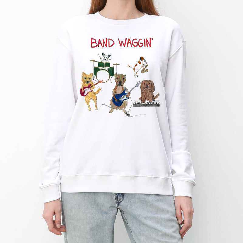 Band Waggin' Women's Crewneck Sweatshirt