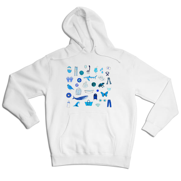 Blue Unisex Hoodie