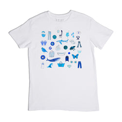 Blue Men's T-Shirt