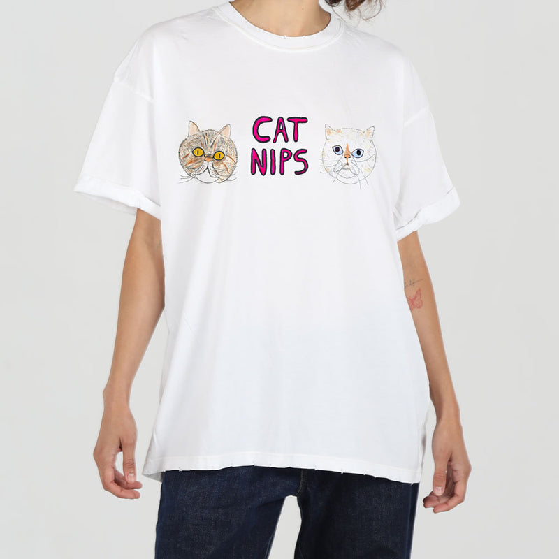 Cat Nips Women's Boyfriend Tee