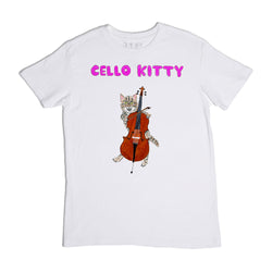 Cello Kitty Men's T-Shirt