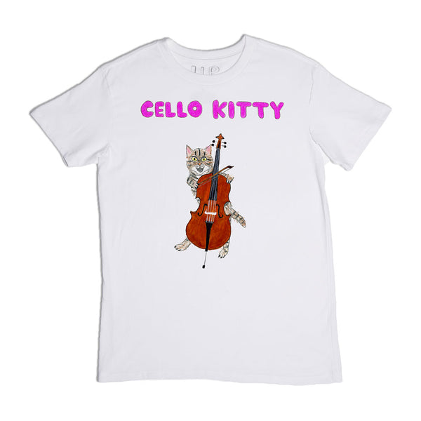 Cello Kitty Men's T-Shirt