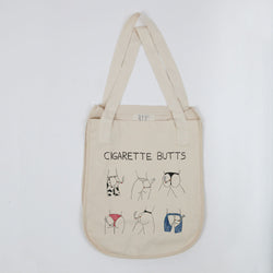 Cigarette Butts Tote Bag