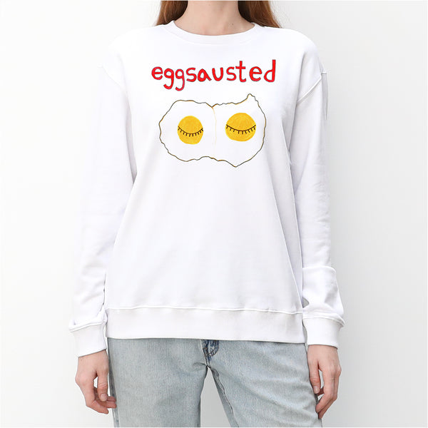 Egghausted Women's Crewneck Sweatshirt