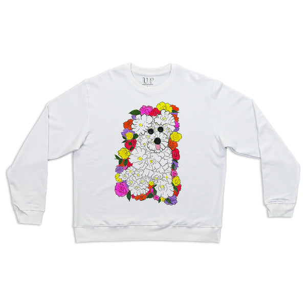 Flower Dog Men's Crewneck Sweatshirt