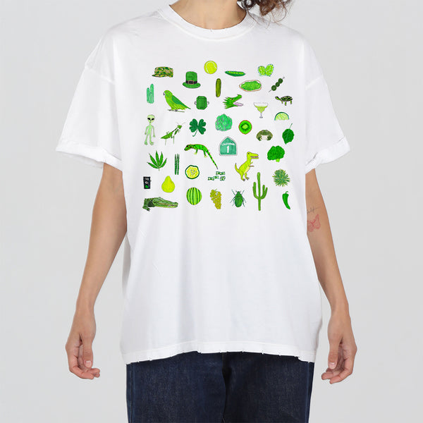 Green Women's Boyfriend Tee