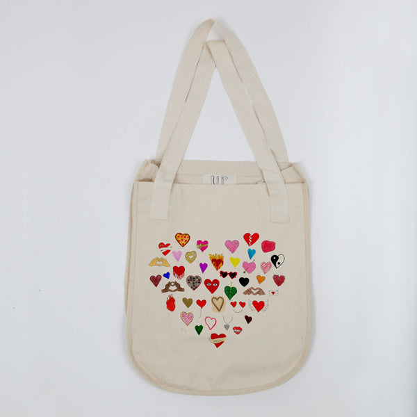 Hearts Tote Bag