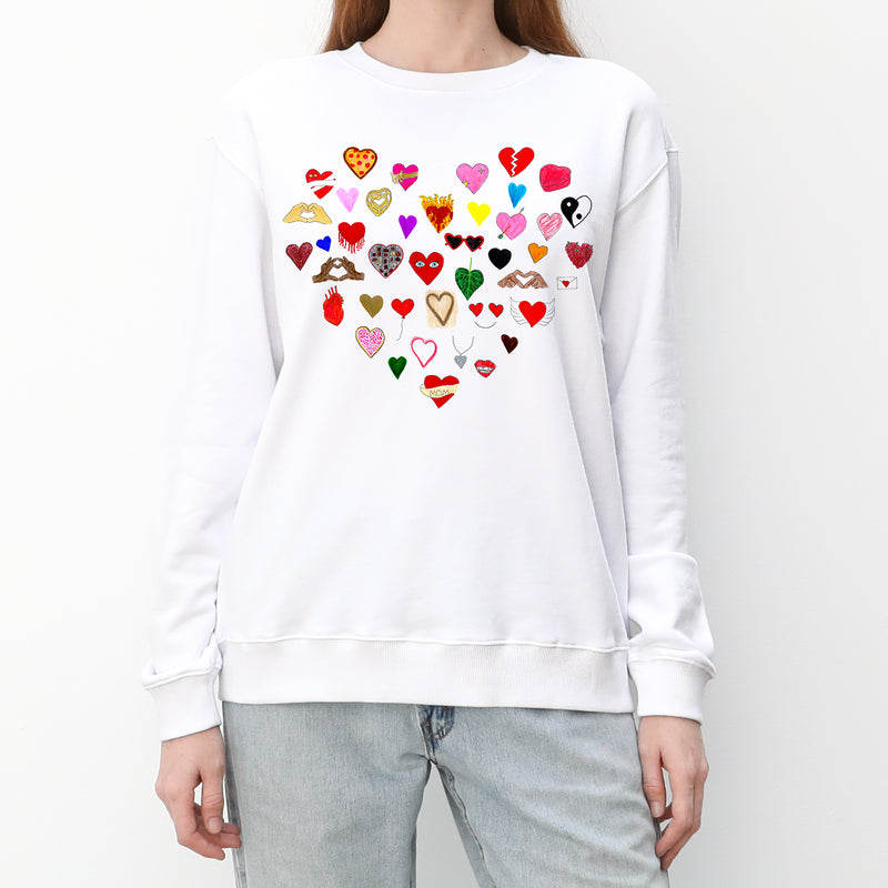 Hearts Women's Crewneck Sweatshirt