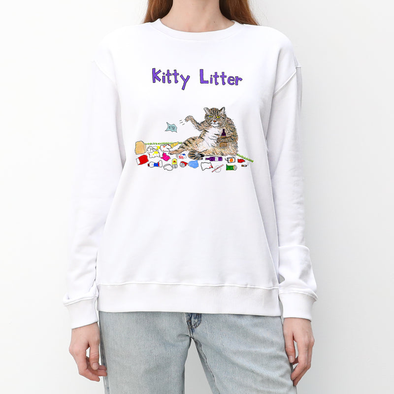 Kitty Litter Women's Crewneck Sweatshirt