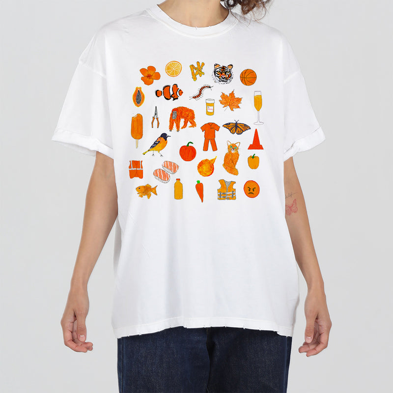 Orange Women's Boyfriend Tee