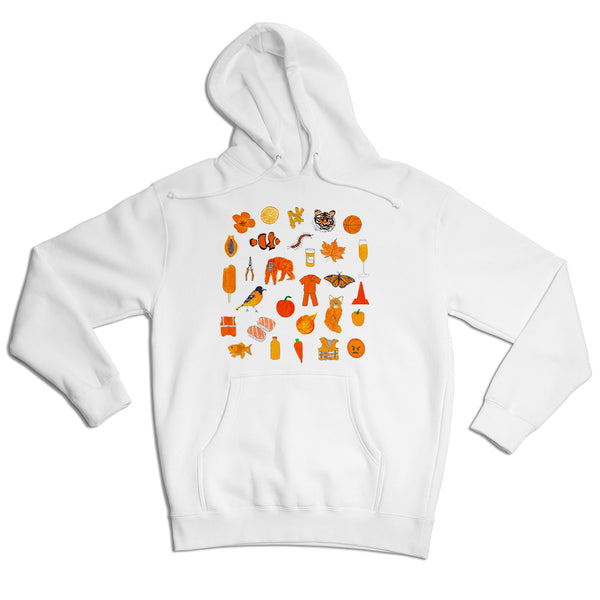 Orange Unisex Hoodie