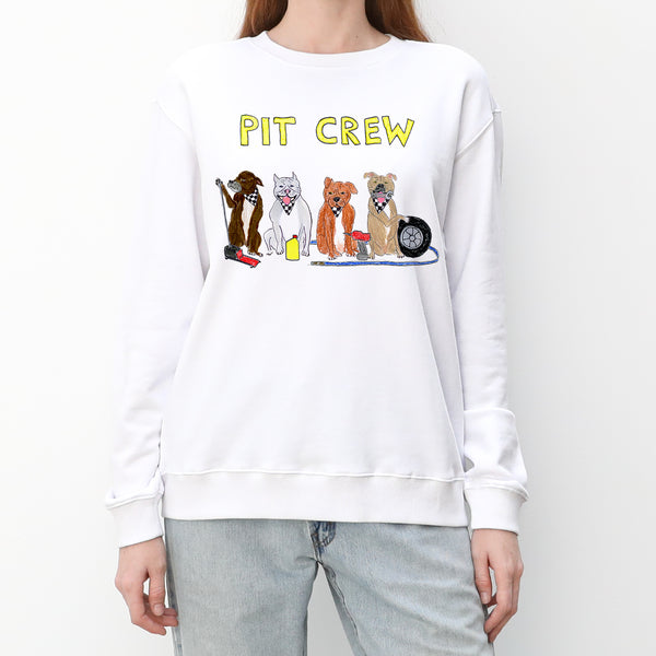 Pit Crew Women's Crewneck Sweatshirt