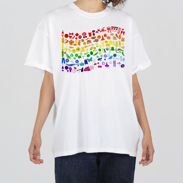 Pride Flag Women's Boyfriend Tee