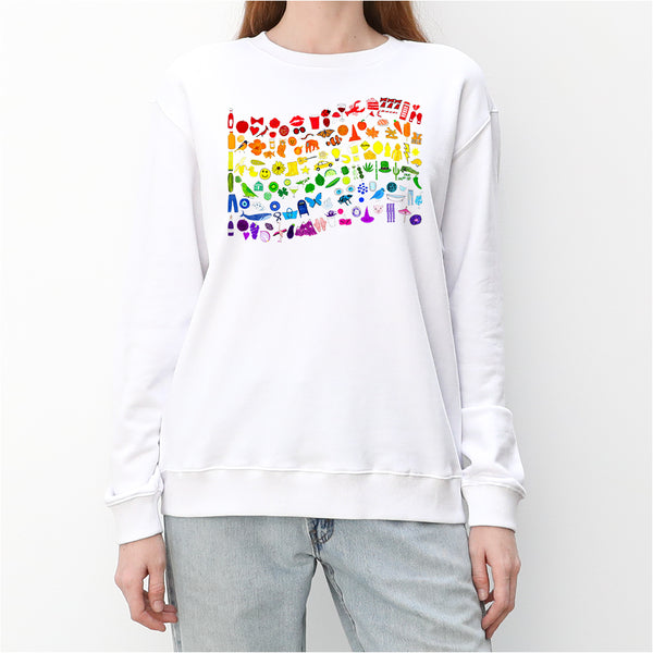 Pride Flag Women's Crewneck Sweatshirt