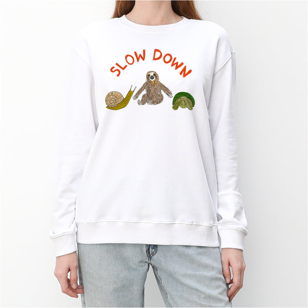 Slow Down Women's Crewneck Sweatshirt