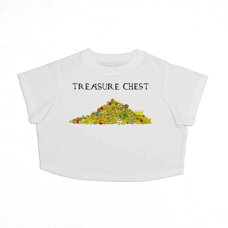 Treasure Chest Women's Crop Boyfriend Tee