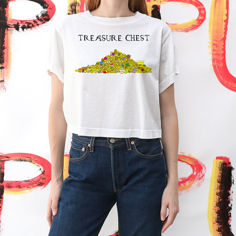 Treasure Chest Women's Crop Boyfriend Tee