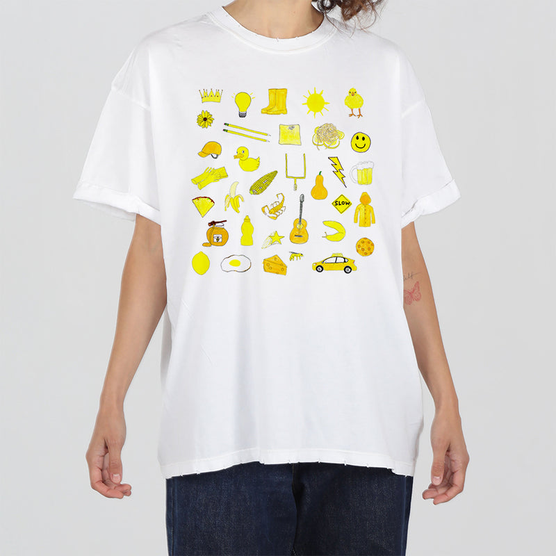 Yellow Women's Boyfriend Tee