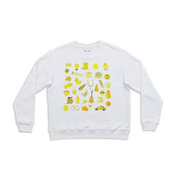 Yellow Women's Crewneck Sweatshirt