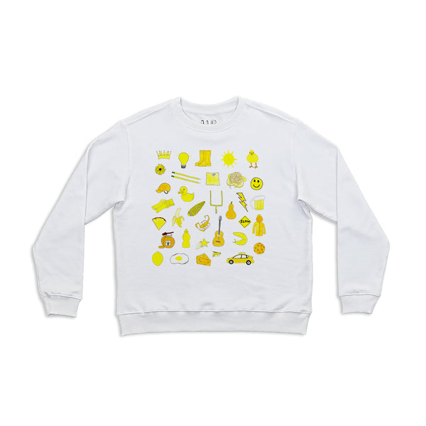 Yellow Women's Crewneck Sweatshirt