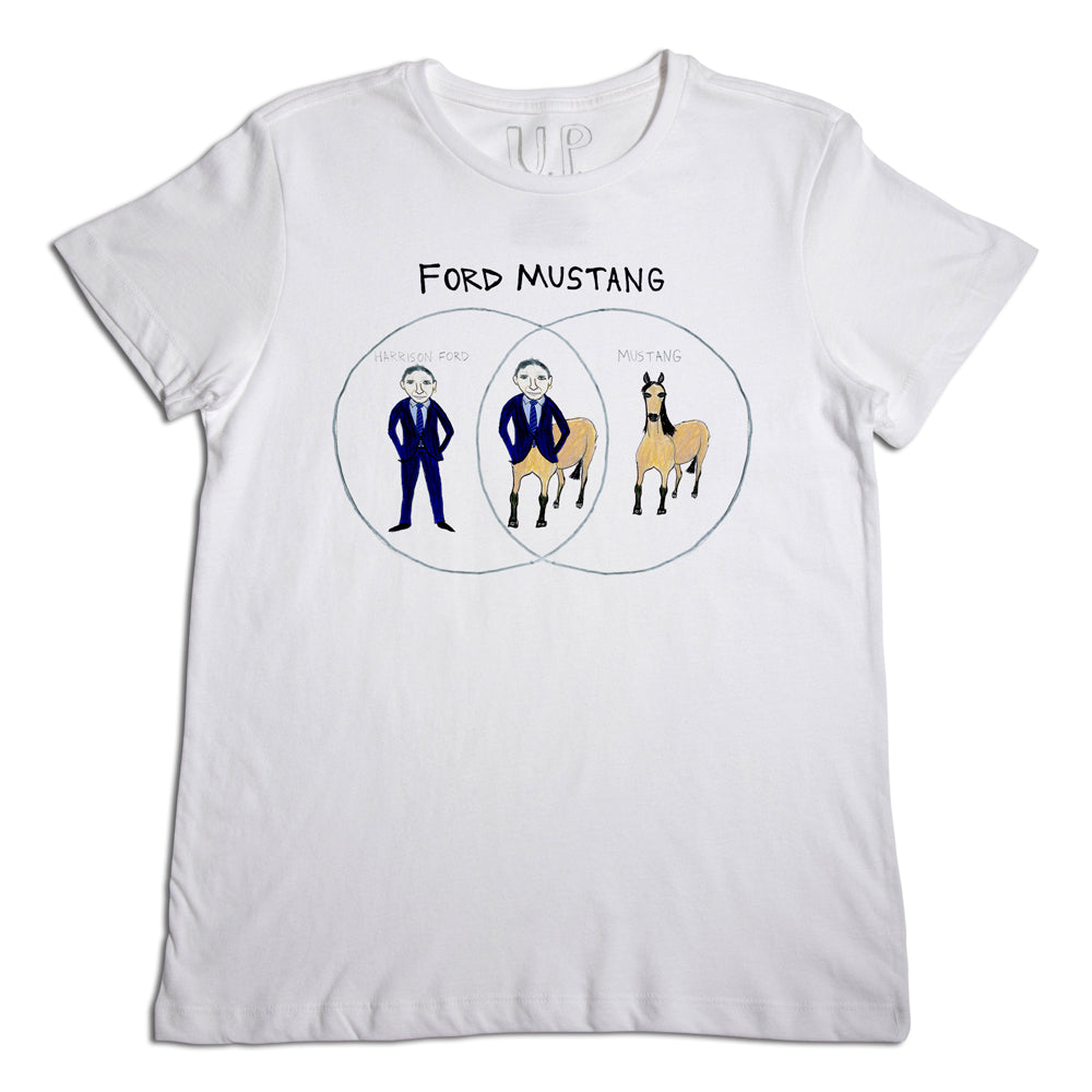 T-Shirt Portrait Men\'s Mustang Ford – Unfortunate
