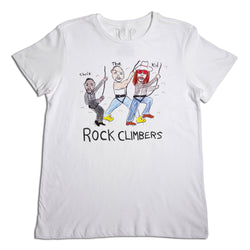 Rock Climbers Men's White T-Shirt