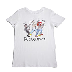 Rock Climbers Women's White T-Shirt