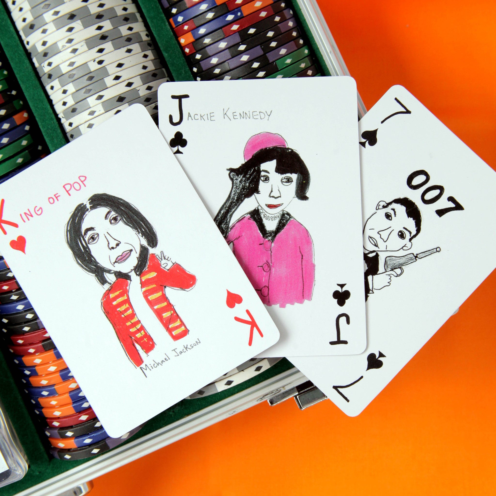 Drawn Playing Cards Unfortunate Portrait