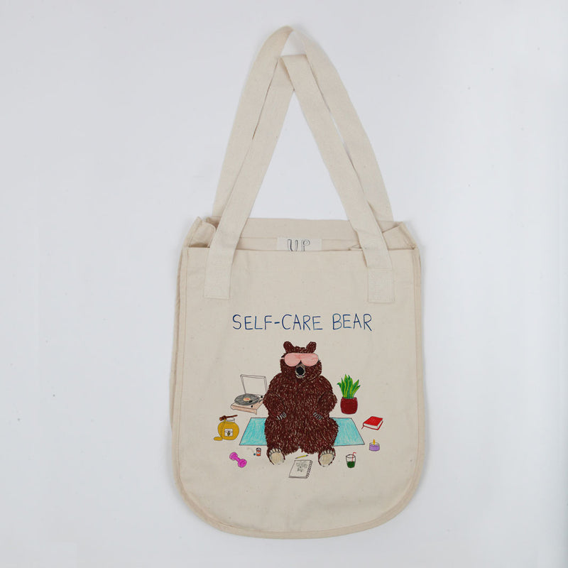 Self Care Bear Tote Bag