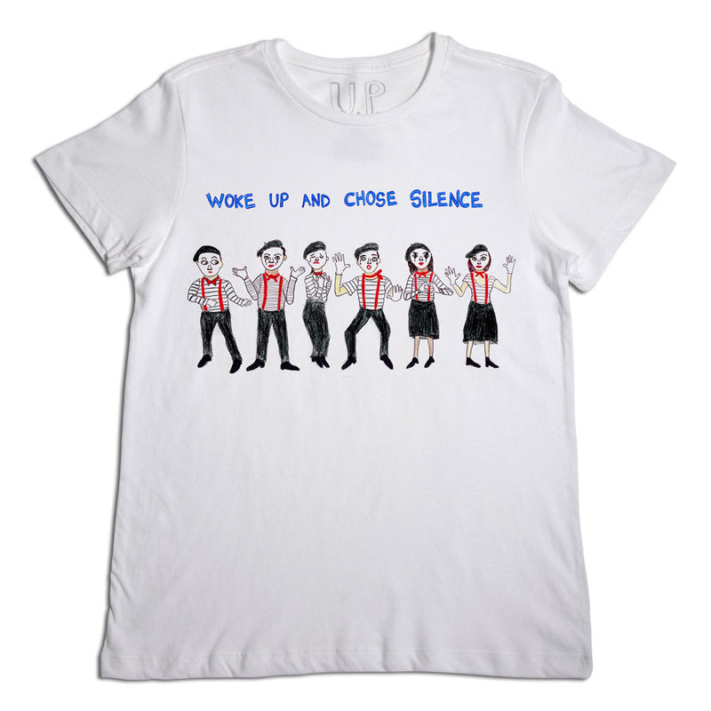 Woke up and chose silence Men's T-shirt